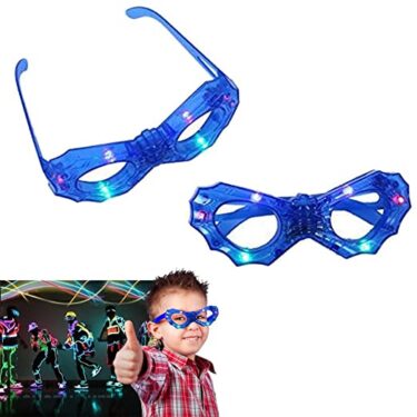 Dazzling Toys – Gafas con Luces de Color Intermitentes – Paquete de 2 (D260)